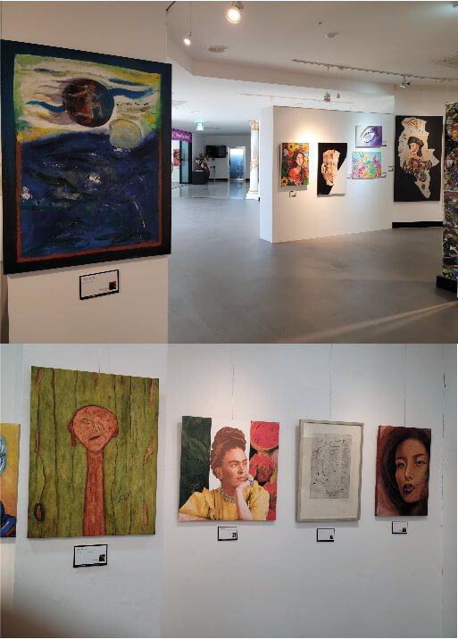 Vista de la sala de exposiciones