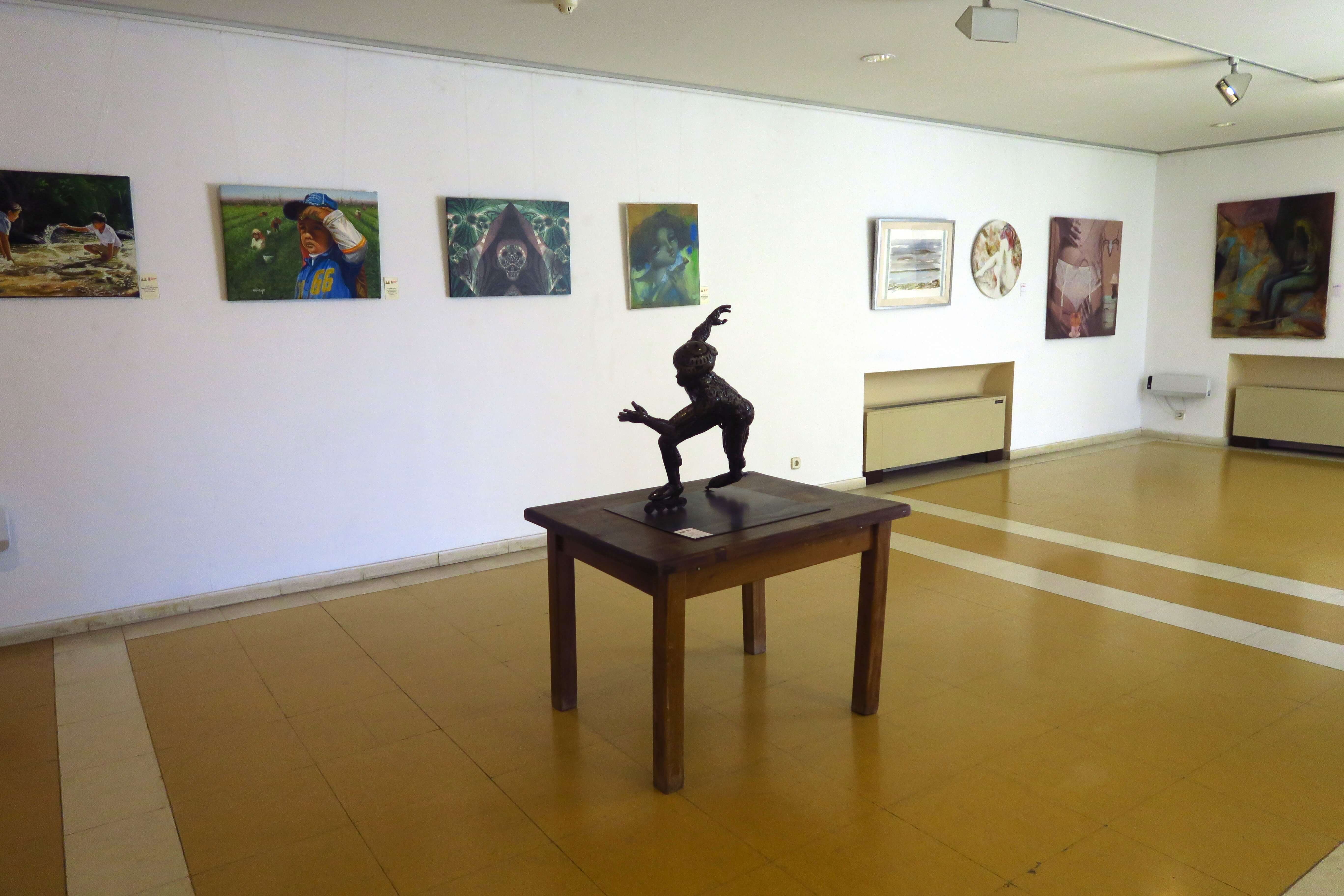 Vista de la sala de exposiciones