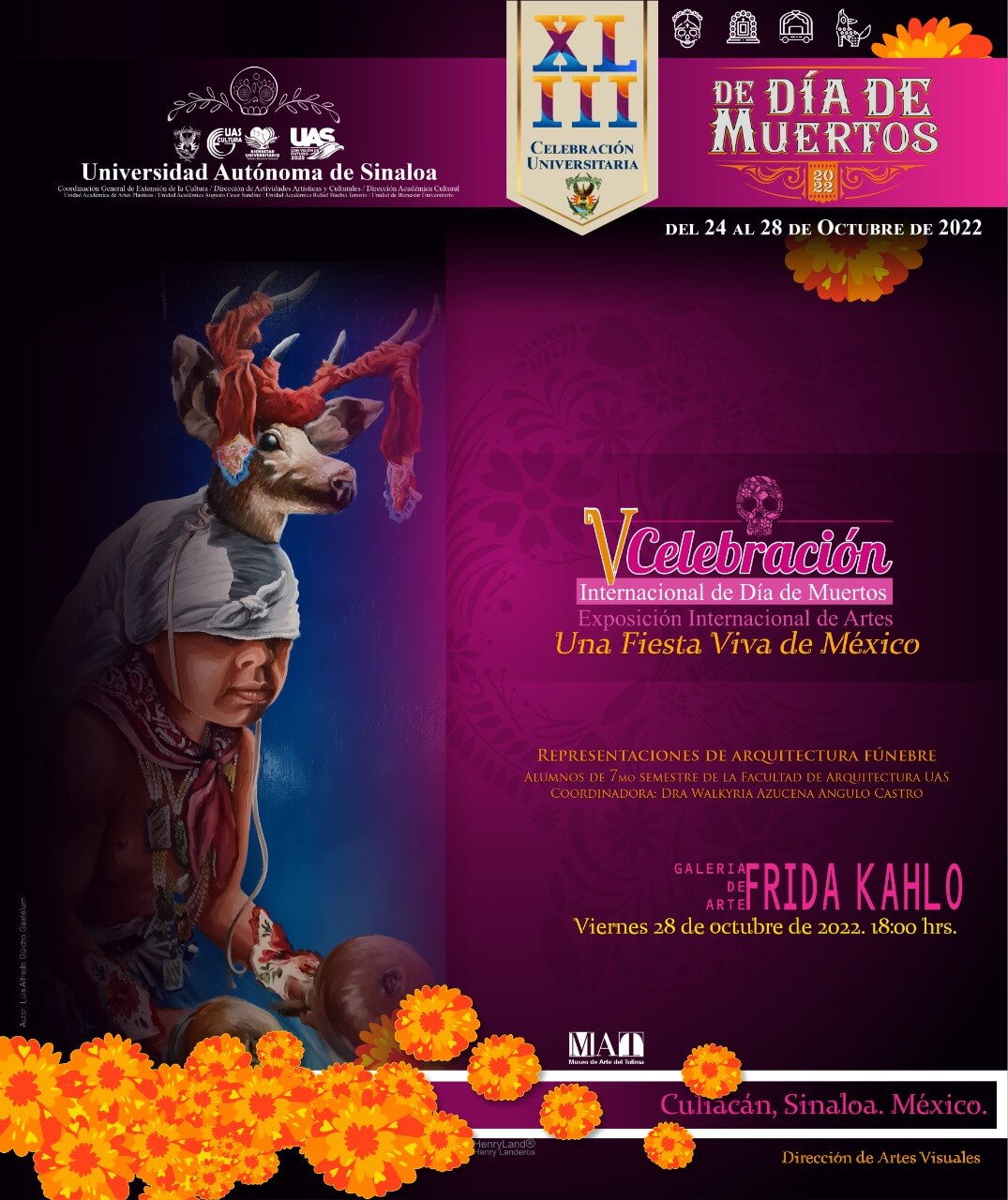 Cartel de la exposición artística