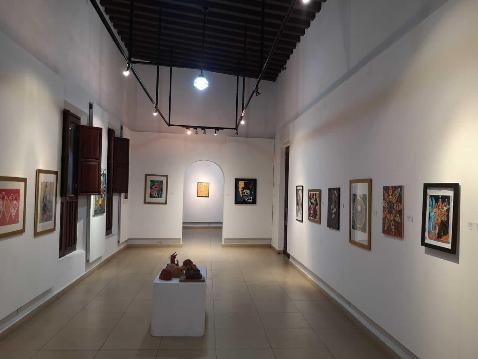 Vista de la sala de exposiciones