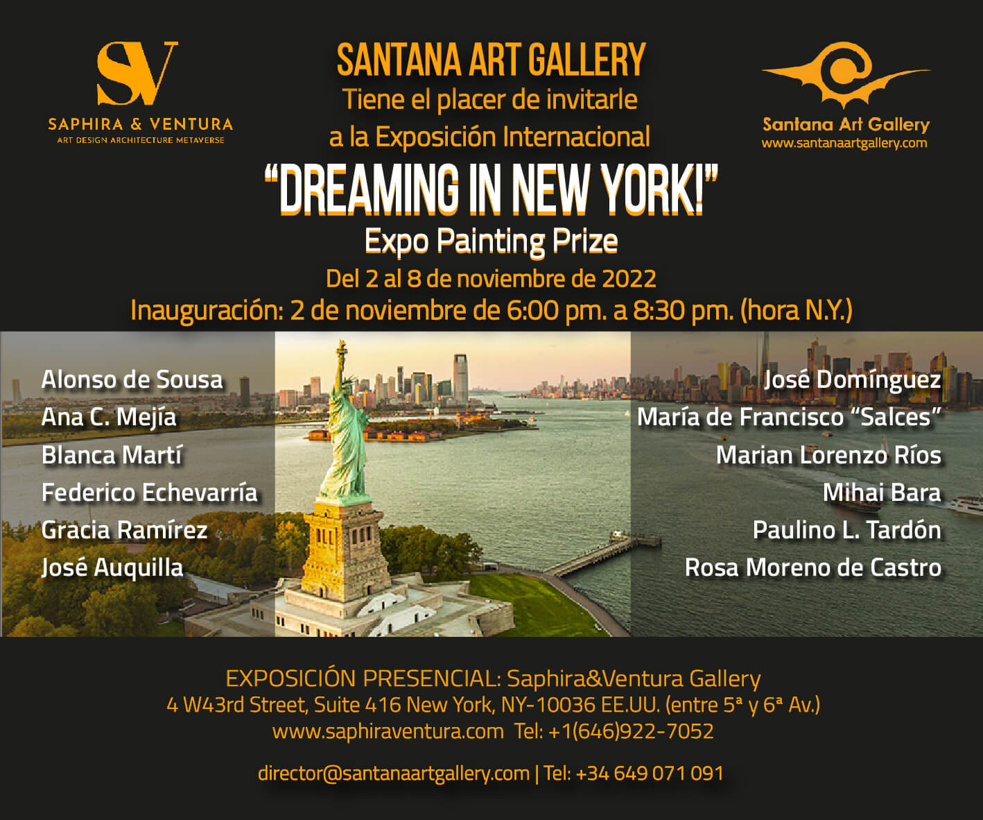Cartel de la exposición artística