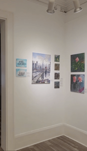Vista de la sala de exposiciones