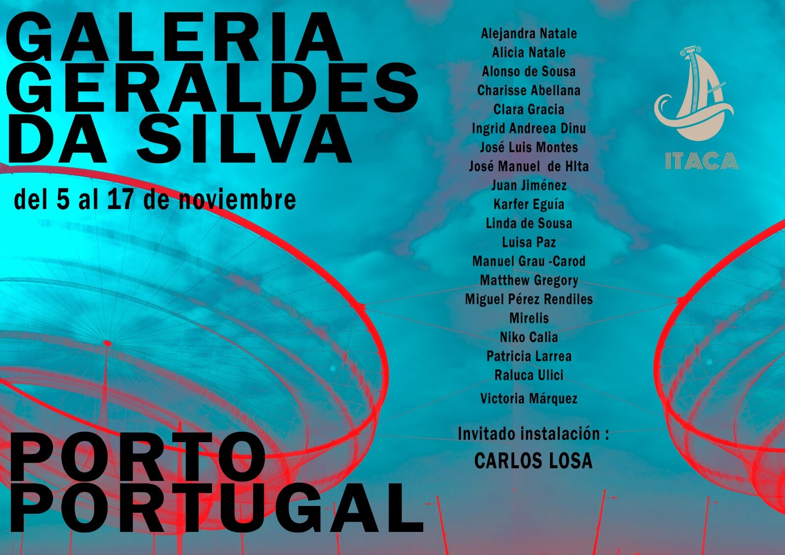 Cartel de la exposición artística