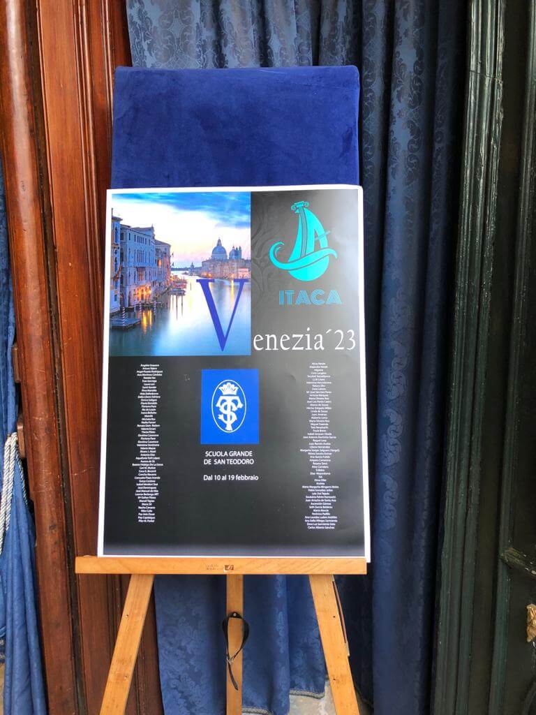 Cartel de la exposición artística