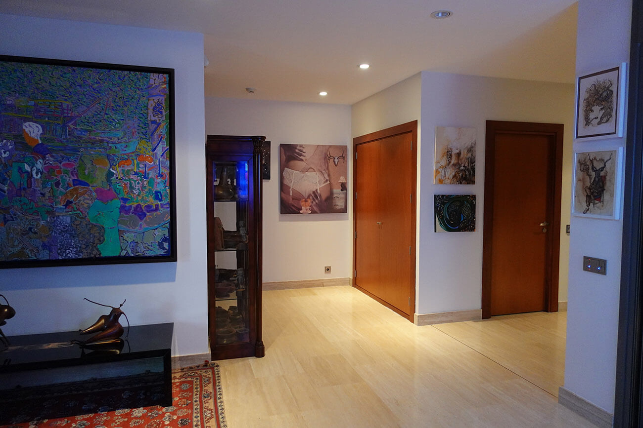 Vista de la sala de exposiciones