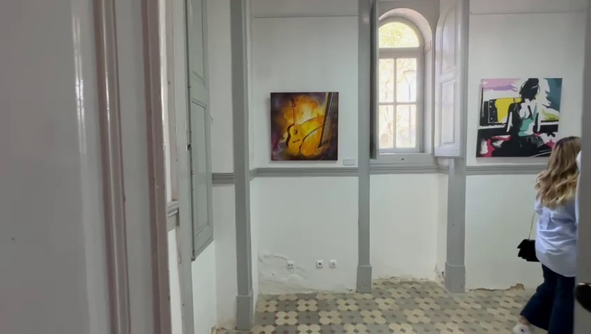 Vista de la sala de exposiciones