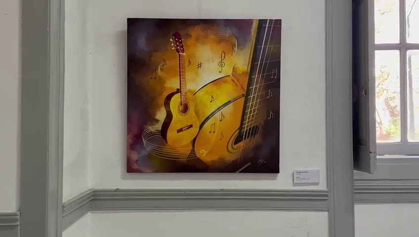 Vista de la sala de exposiciones