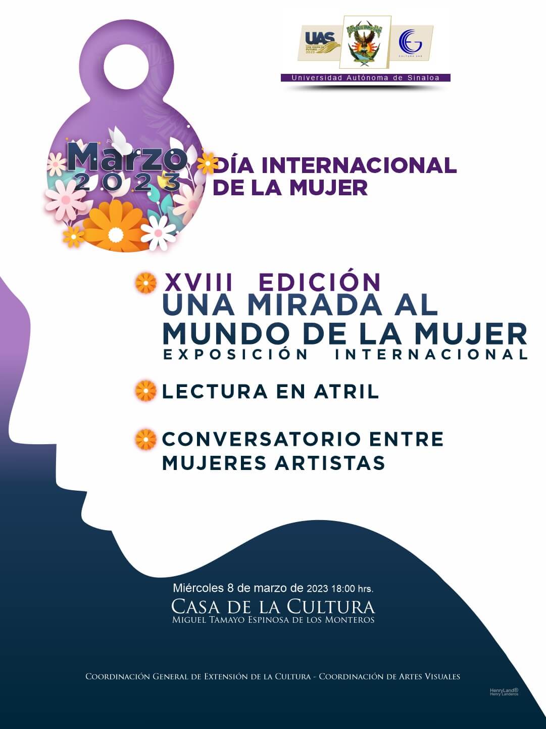 Cartel de la exposición artística