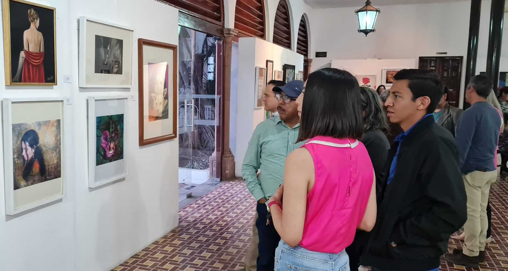 Vista de la sala de exposiciones