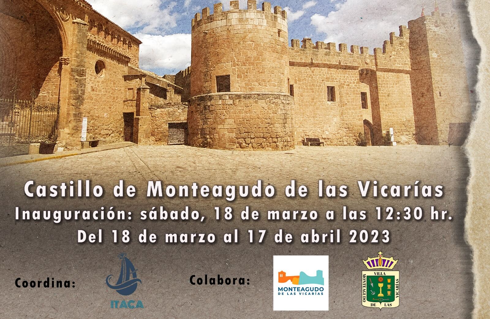 Cartel de la exposición artística