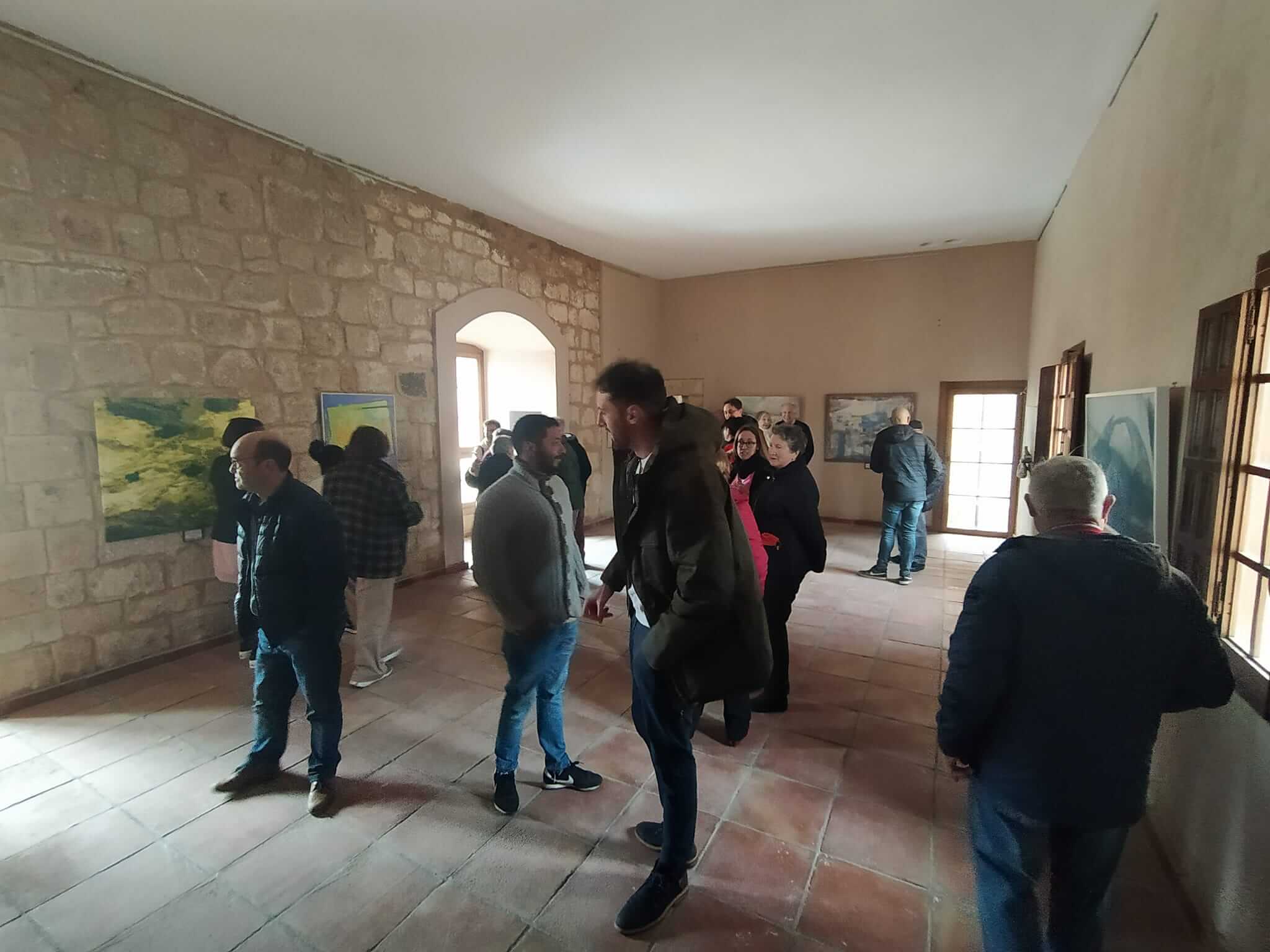 Vista de la sala de exposiciones