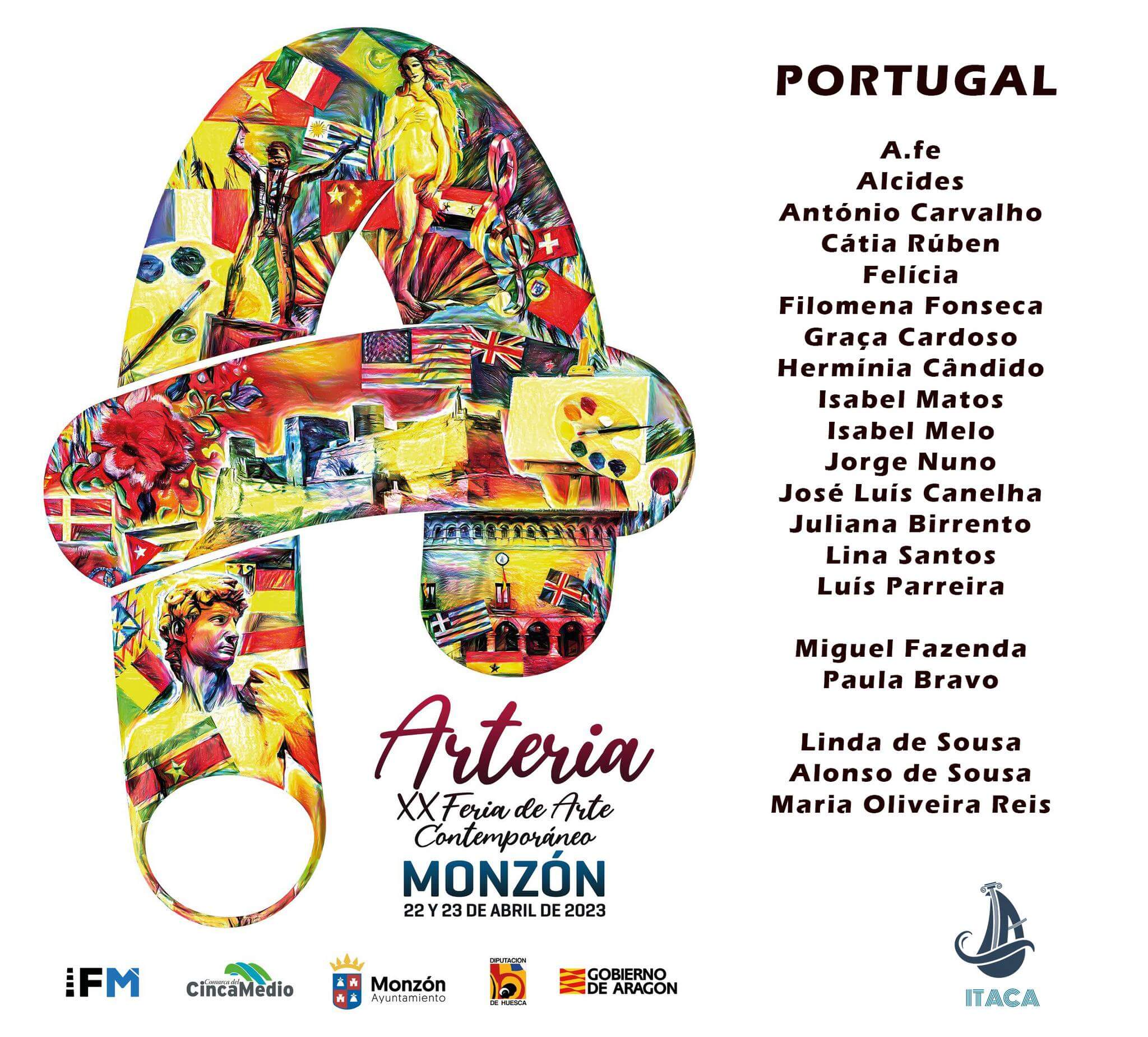 Cartel de la exposición artística