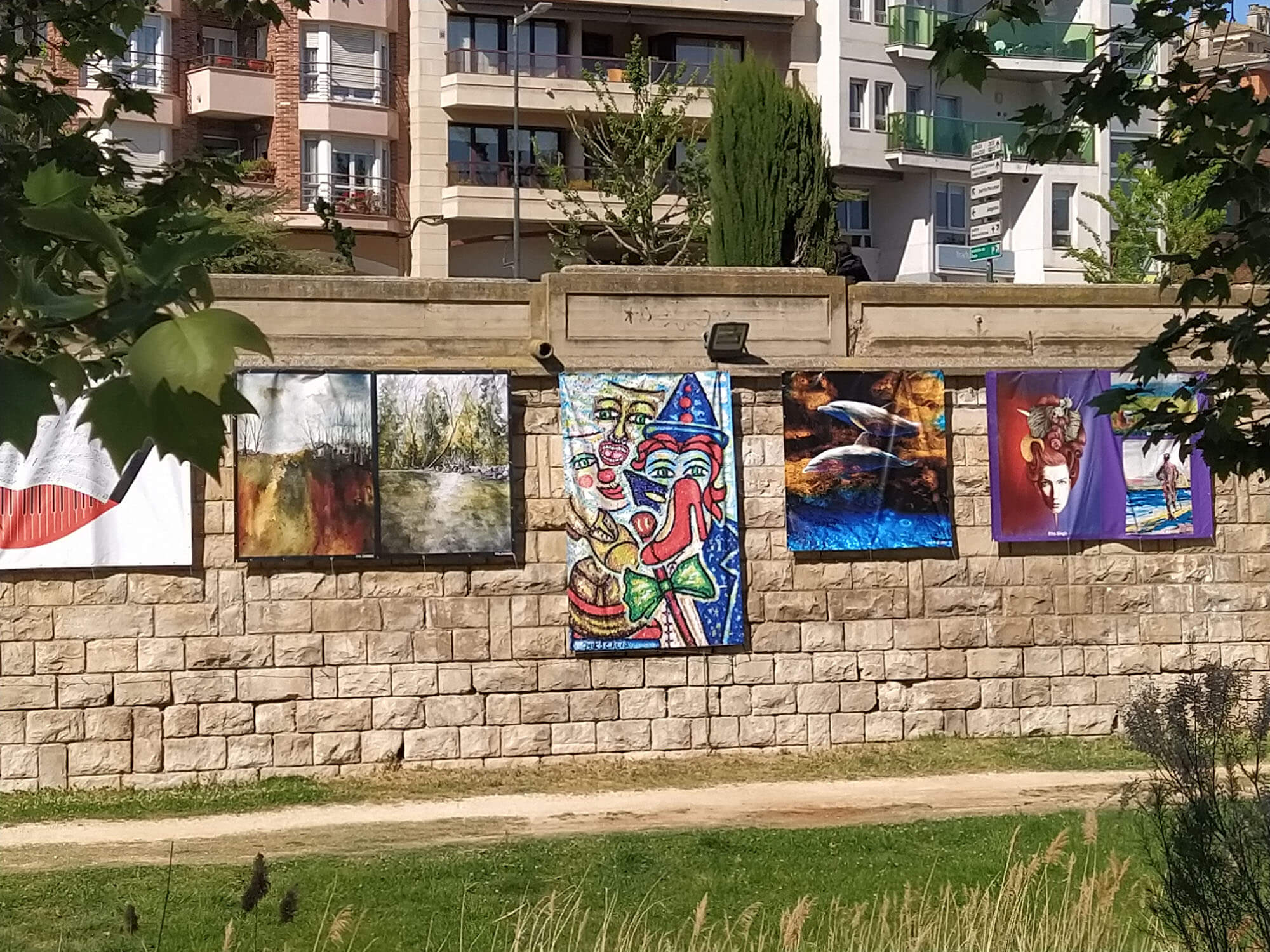 Cartel de la exposición artística