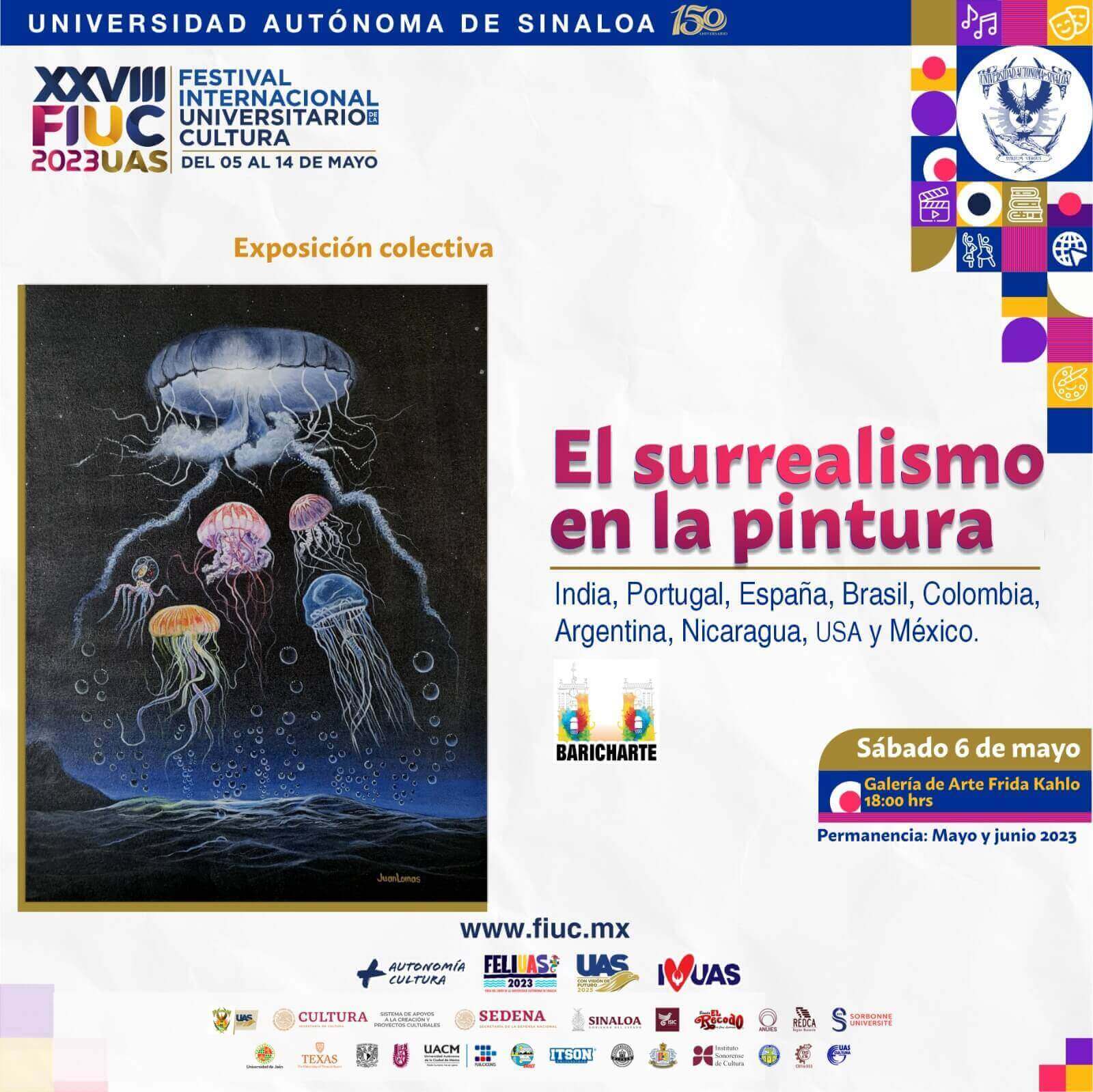 Cartel de la exposición artística