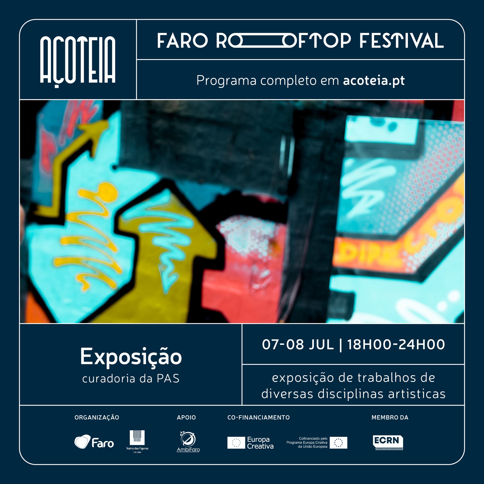 Cartel de la exposición artística
