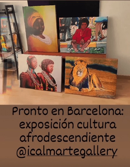 Cartel de la exposición artística