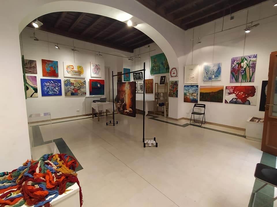 Vista de la sala de exposiciones