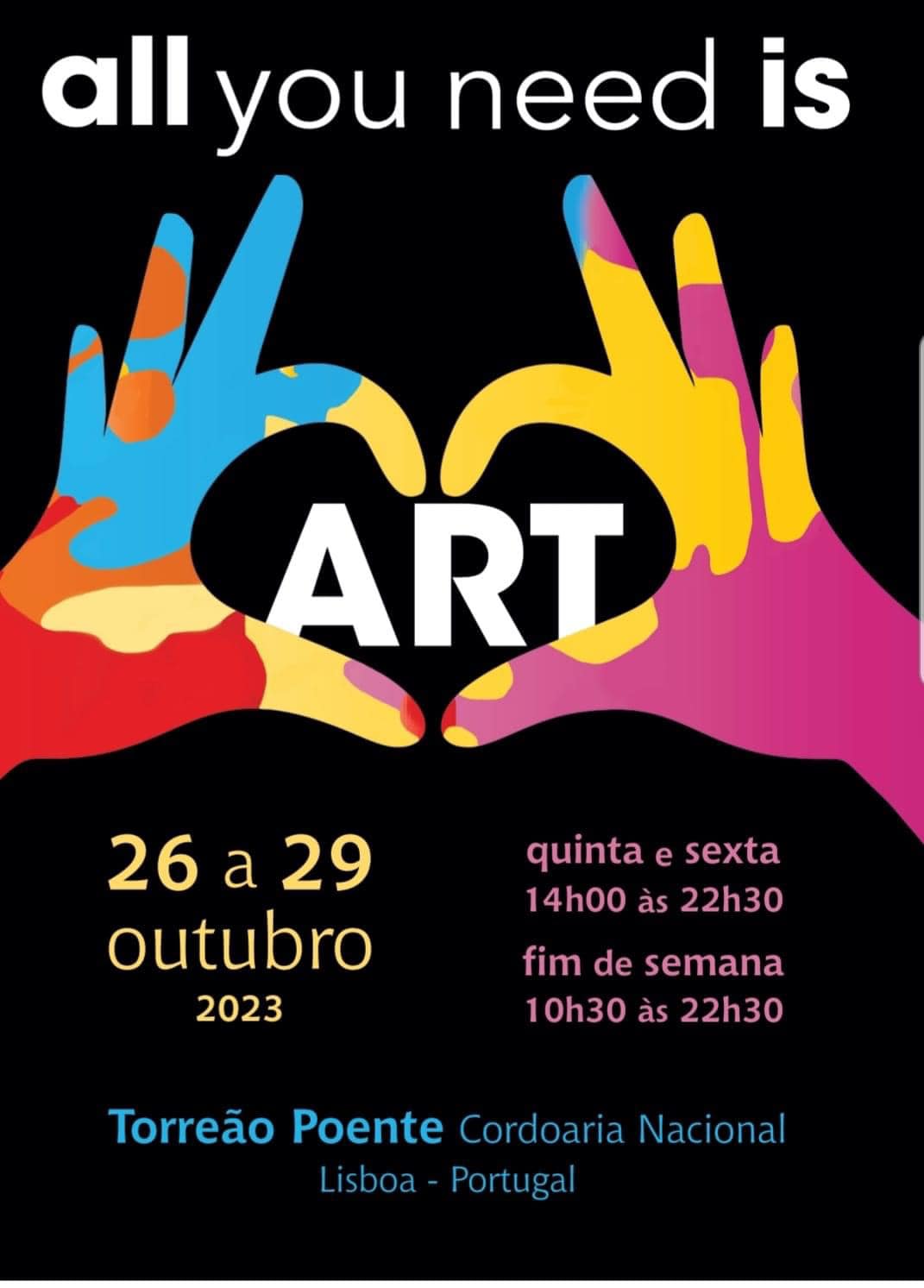 Cartel de la Feria de Arte