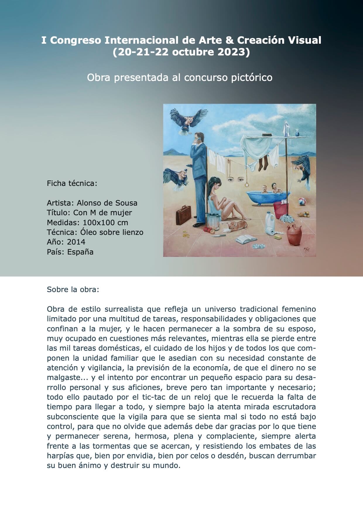 Obra de Alonso de Sousa ganadora