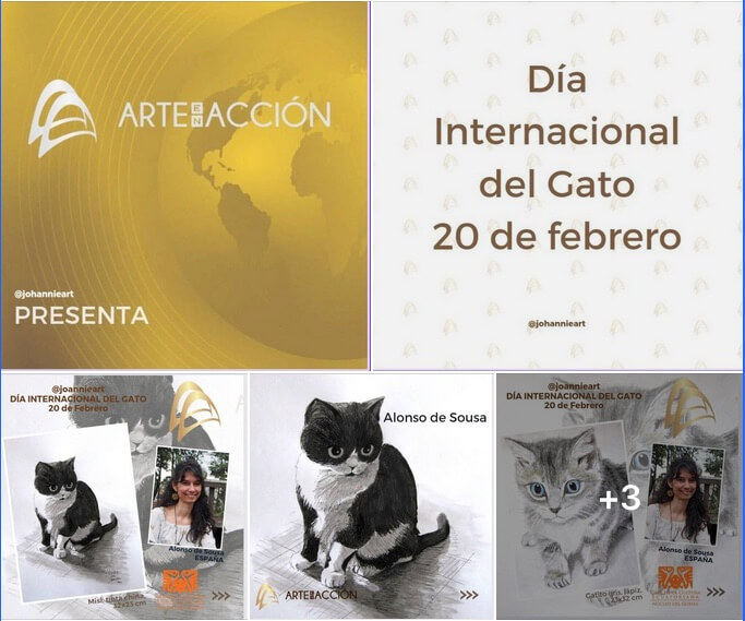 Cartel de la exposición artística
