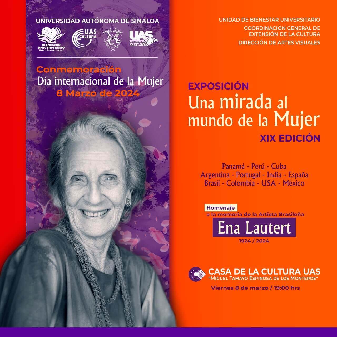 Cartel de la exposición artística