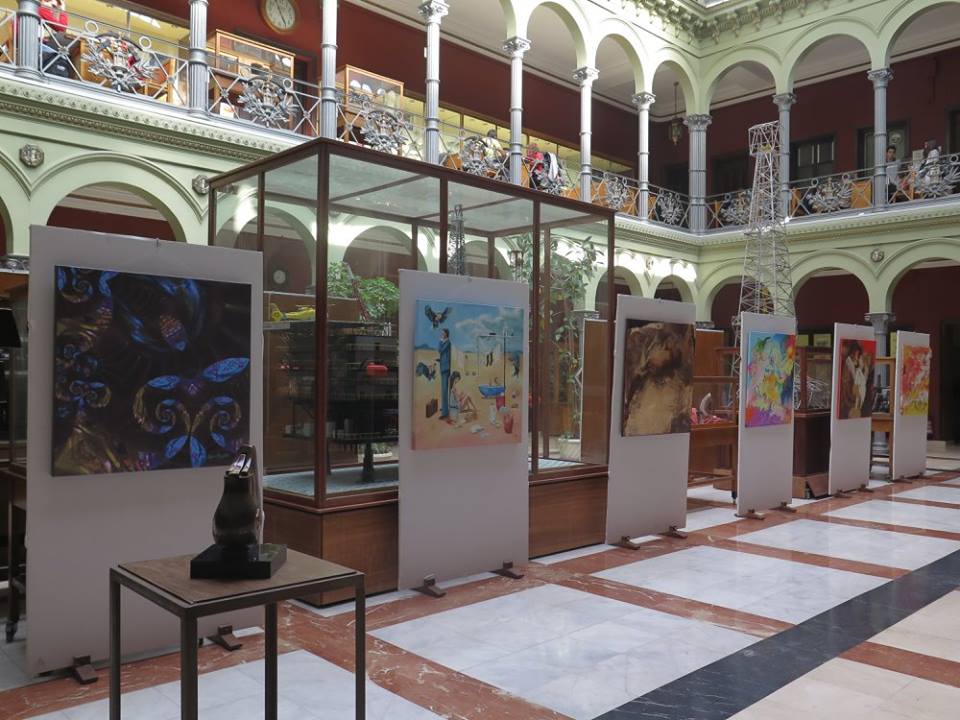 vista de la sala de exposiciones