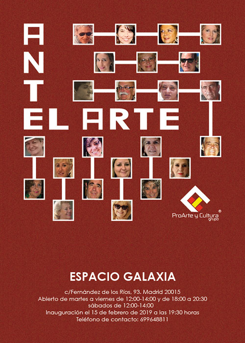 vista del cartel de la exposición