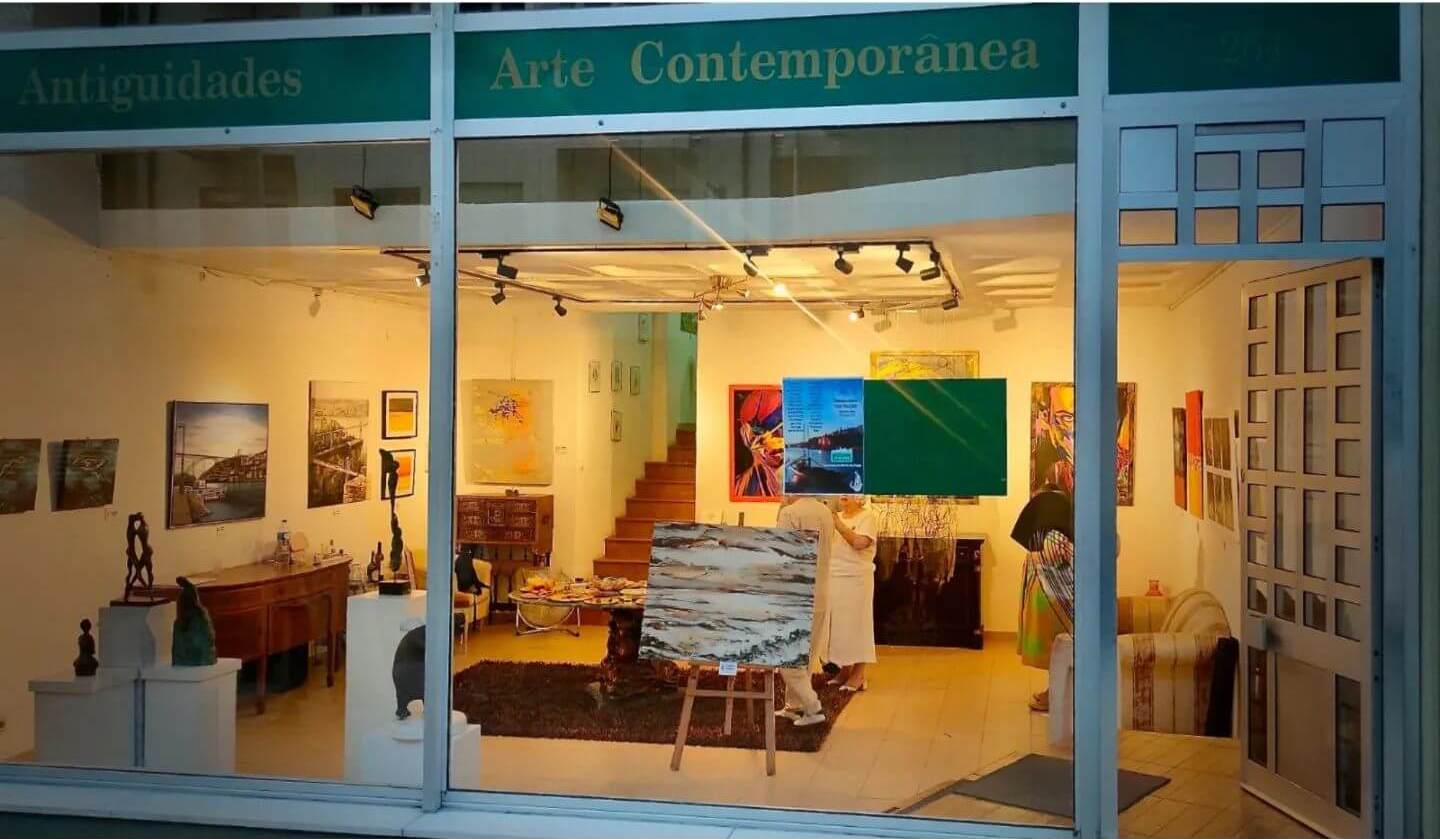 Vista de la sala de exposiciones
