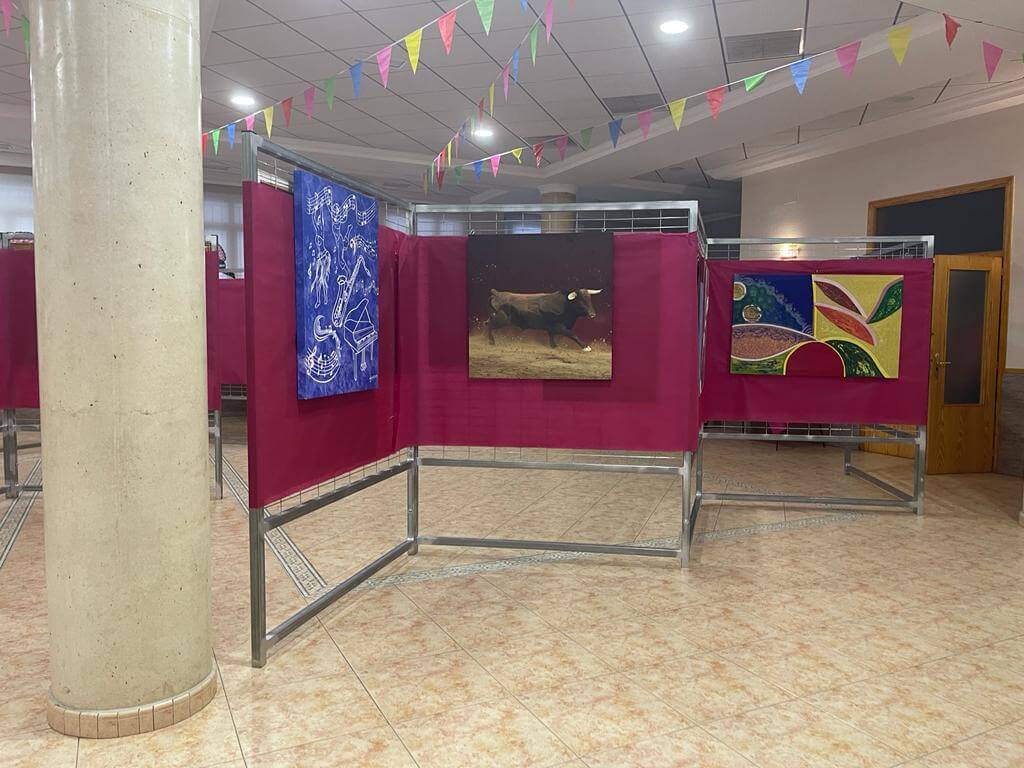 Vista de la sala de exposiciones