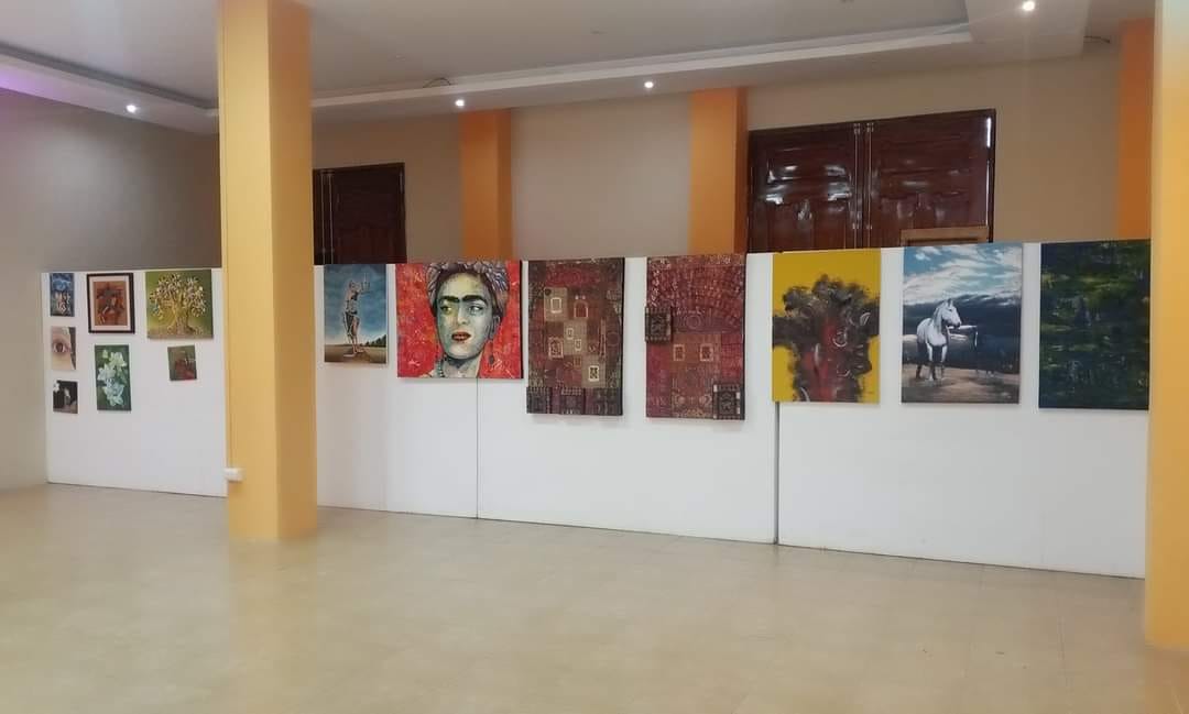 Vista de la sala de exposiciones